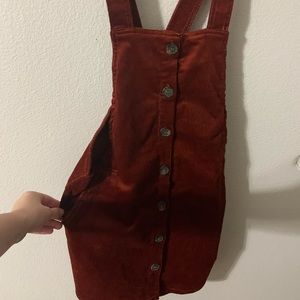 Red Corduroy Dress